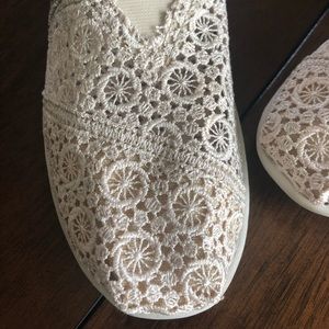 Bobs Memory Foam Lace Slip-Ons